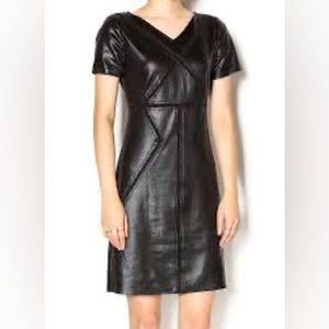 Hale Bob faux leather dress